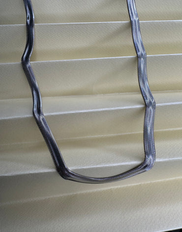Αλυσίδα Snake ασημί χοντρή