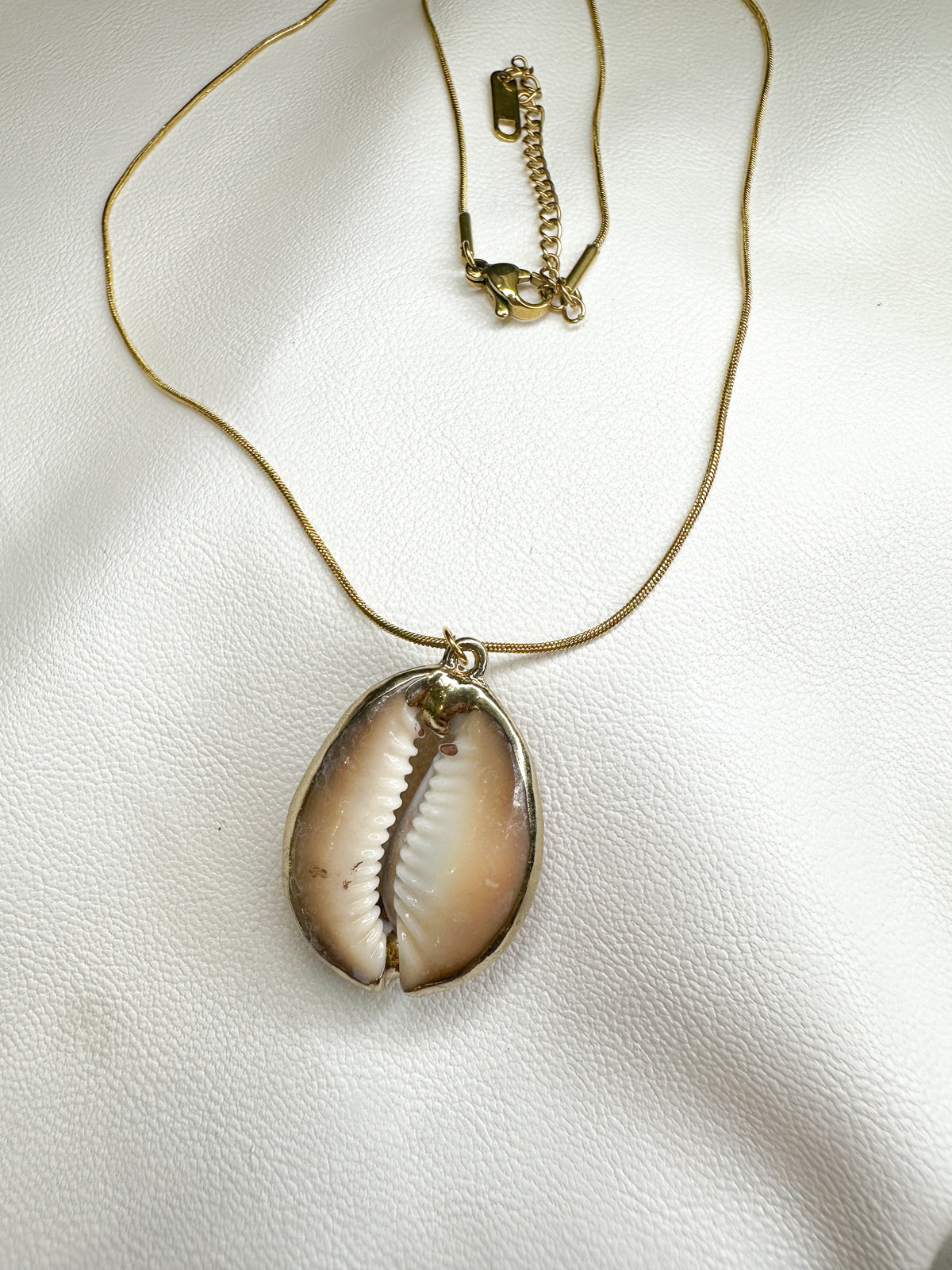 Ατσάλινο γυναικείο κολιέ Big Sea Shell