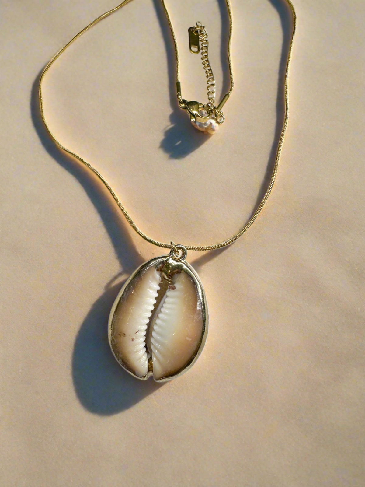 Ατσάλινο γυναικείο κολιέ Big Sea Shell