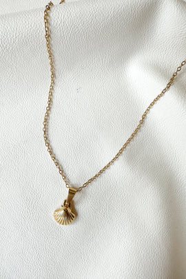 Ατσάλινo κολιέ Small Shell