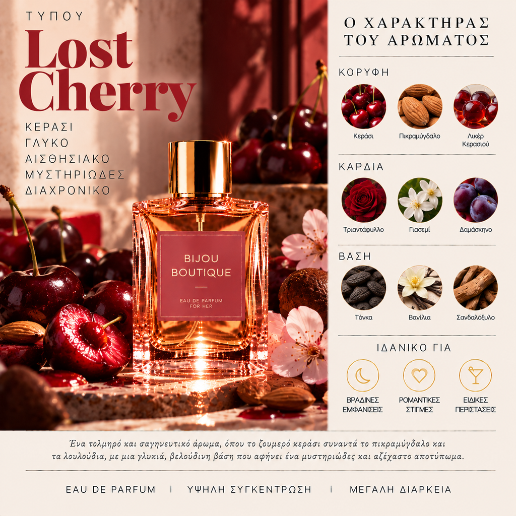 Τύπου Lost Cherry – Άρωμα Τύπου (χυμα αρωμα)