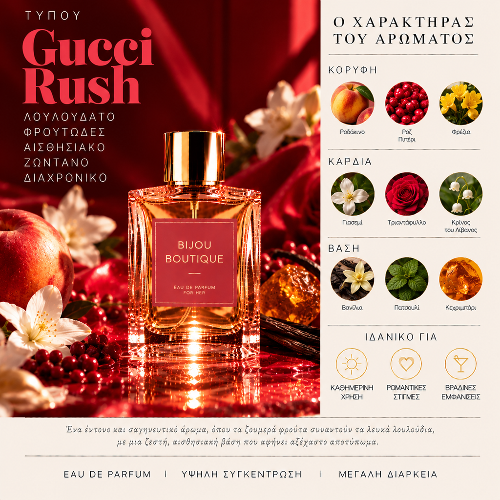 Τύπου Gucci Rush – Άρωμα Τύπου (χυμα αρωμα)
