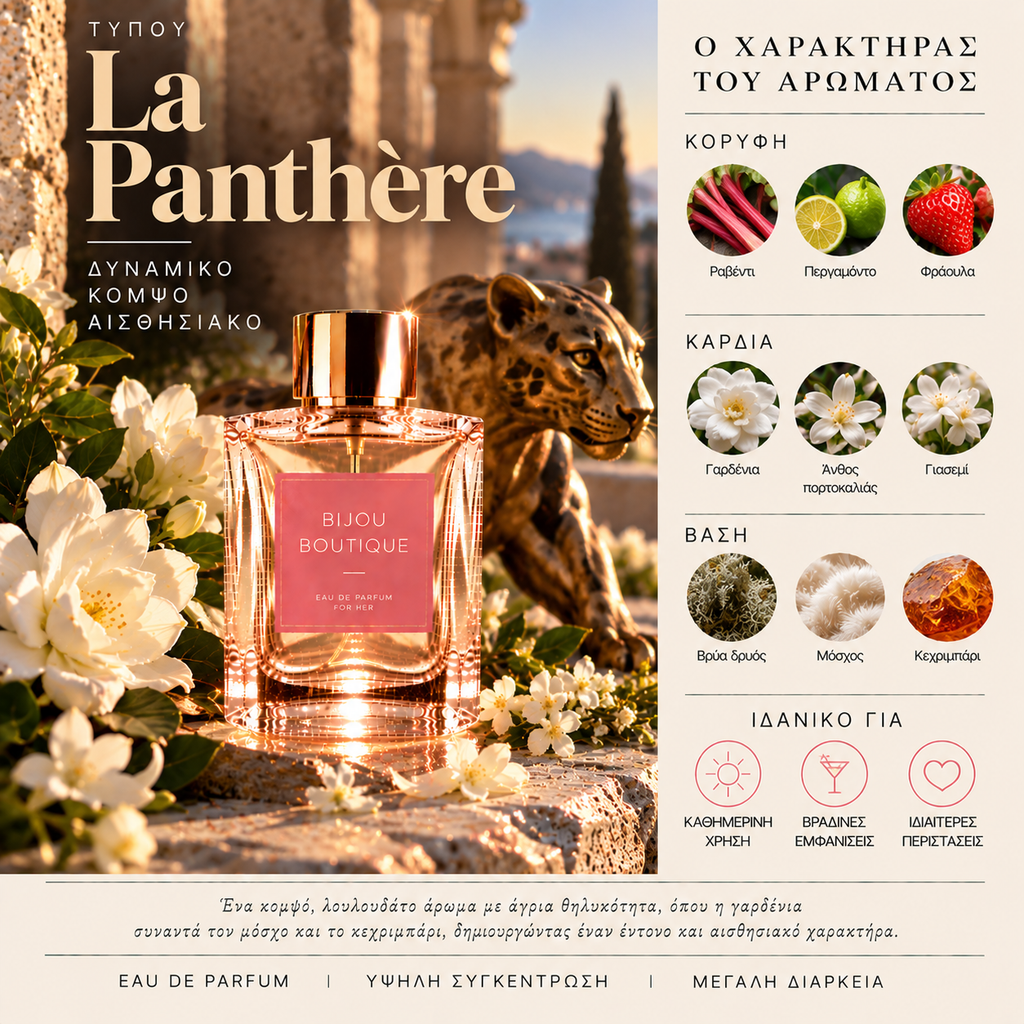 Τύπου La Panthere - Cartier (χυμα αρωμα)