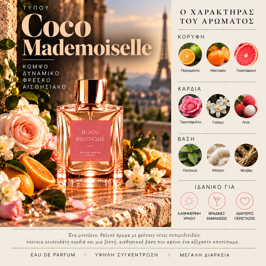 Τύπου Coco Mademoiselle - Chanel (χυμα αρωμα)