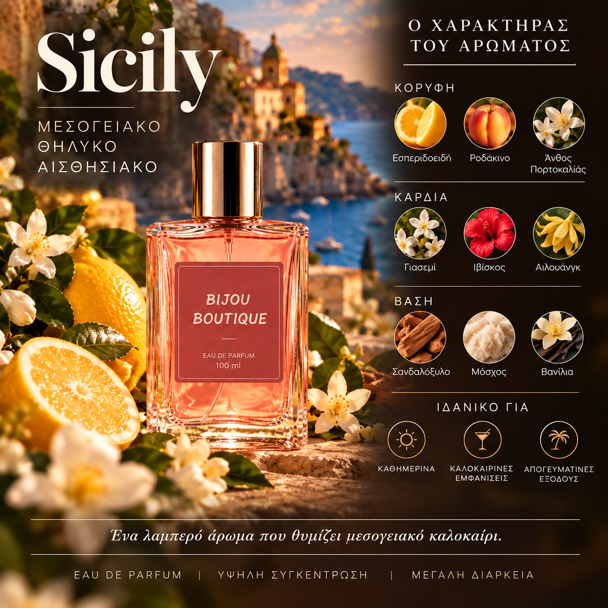 Άρωμα Τύπου Sicily (Χύμα Άρωμα)