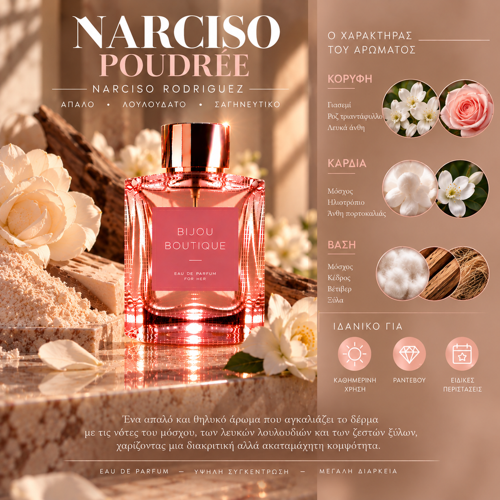 Τύπου Narciso Poudree - Narciso Rodriguez (χυμα αρωμα)