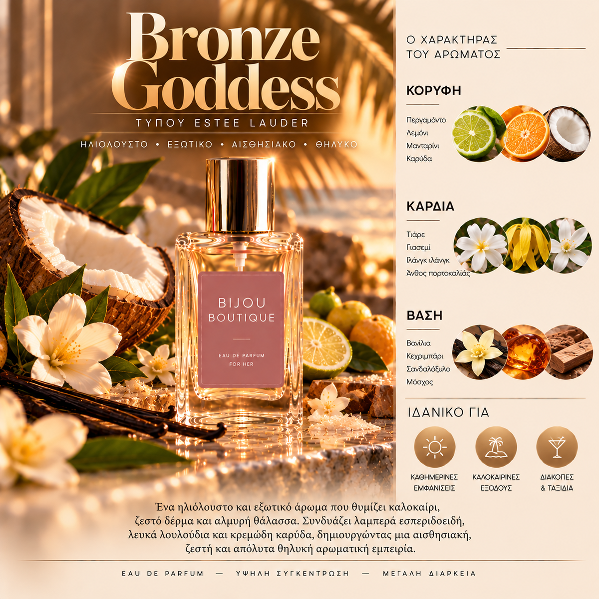 Τύπου Bronze Goddess - Estee Lauder (χυμα αρωμα)