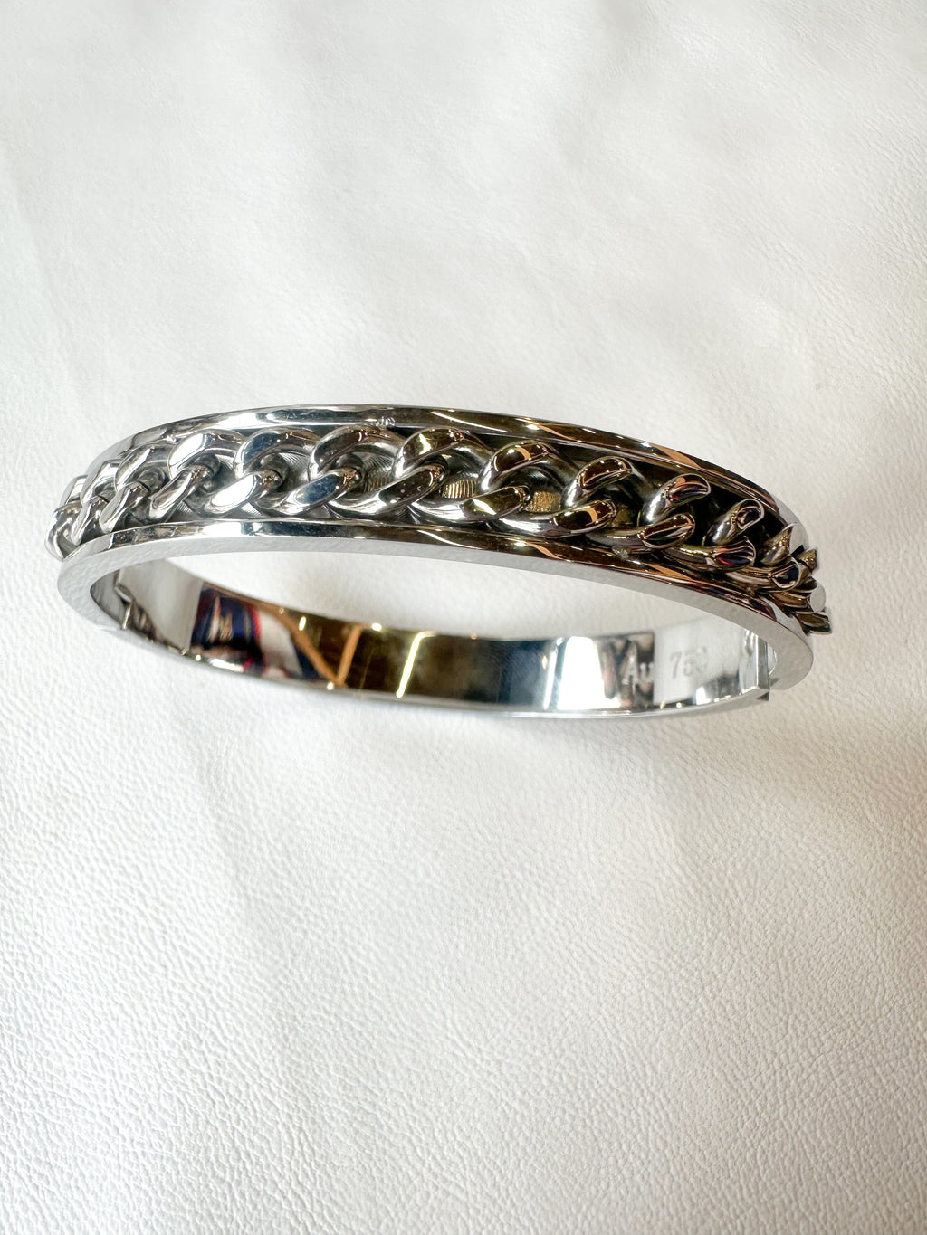 Ατσάλινη χειροπέδα Silver Braid