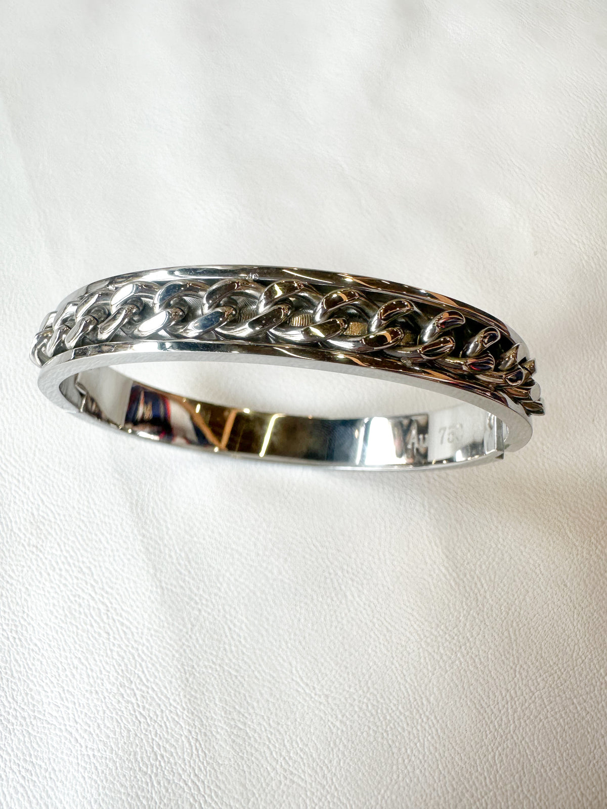 Ατσάλινη χειροπέδα Silver Braid