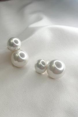 Σκουλαρίκια Double Pearls