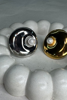 Aτσάλινο δαχτυλίδι Pearl Circle One size