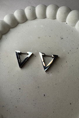 Ατσάλινα σκουλαρίκια κρίκοι V Basic 1,5*1,3εκ