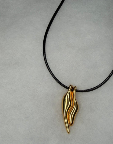 Γυναικείο χειροποίητο κολιέ Σώματα με ρυθμιζόμενο κορδόνι