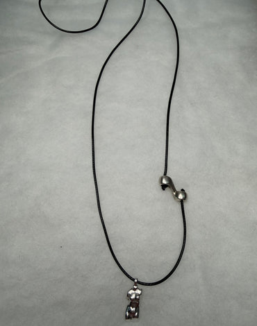 Γυναικείο χειροποίητο κολιέ Perfect Body με μακρύ κορδόνι