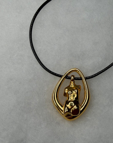 Γυναικείο χειροποίητο κολιέ Body με ρυθμιζόμενο κορδόνι