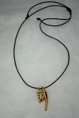 Γυναικείο χειροποίητο κολιέ Σώμα με ρυθμιζόμενο κορδόνι Large