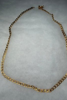 Ατσάλινη αλυσίδα χρυσή Sam