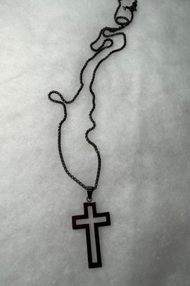 Ατσάλινoς Σταυρός μαύρος