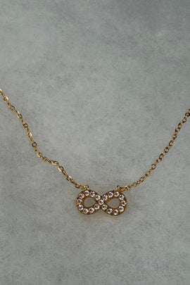 Ατσάλινο κολιέ με το άπειρο