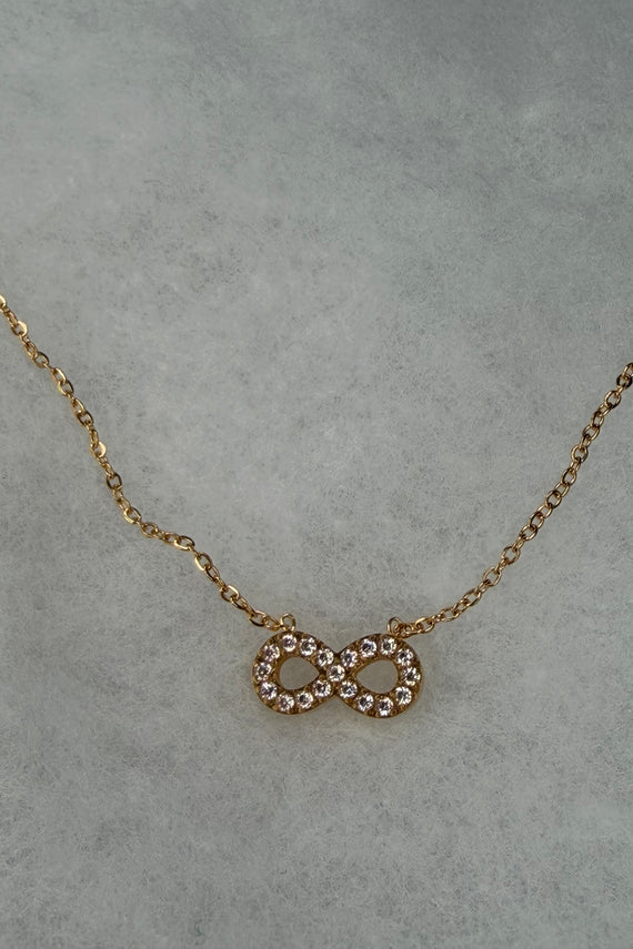 Ατσάλινο κολιέ με το άπειρο