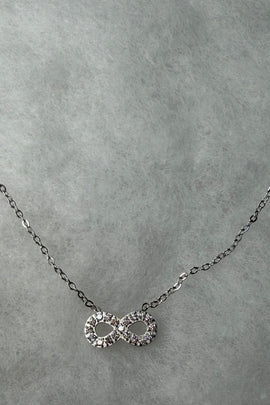 Ατσάλινο κολιέ με το άπειρο