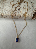 Ατσάλινο κολιέ Chic Blue