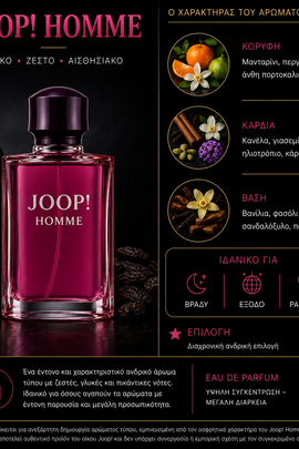 Τύπου Joop! Homme - Joop (χυμα αρωμα)