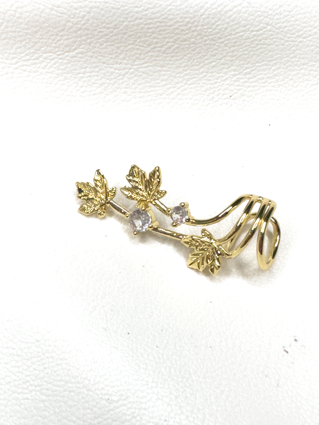 Σκουλαρίκια Ear cuffs με λουλούδια